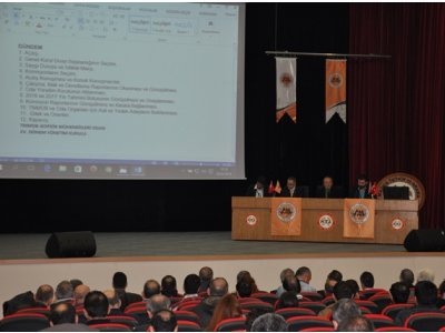 <BR>TMMOB JEOFİZİK MÜHENDİSLERİ ODASI XVI OLAĞAN GENEL KURULU GERÇEKLEŞTİRİLDİ

