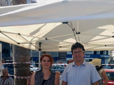 KARŞIYAKA BELEDİYESİ MARMARA DEPREMİ ANMA ETKİNLİĞİNDE STAND AÇILDI