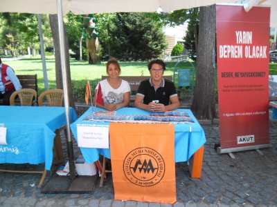17 AĞUSTOS MARMARA DEPREMİ ANMA ETKİNLİKLERİ STAND