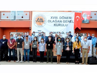 <BR>TMMOB JEOFİZİK MÜHENDİSLERİ ODASI XVIII DÖNEM OLAĞAN GENEL KURULU GERÇEKLEŞTİRİLDİ 