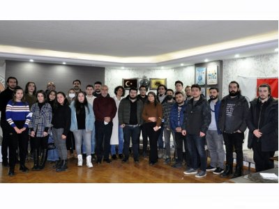 <BR><BR>ANKARA ÜNİVERSİTESİ JEOFİZİK MÜHENDİSLİĞİ BÖLÜMÜ ÖĞRENCİLERİ ODAMIZI ZİYARET ETTİLER