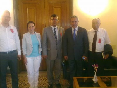 BAŞBAKAN YARDIMCISI VE HÜKÜMET SÖZCÜSÜ BÜLENT ARINÇ ZİYARET EDİLMİŞTİR