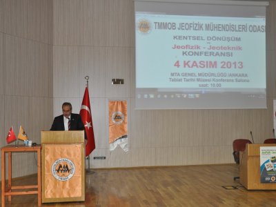 KENTSEL DÖNÜŞÜM VE JEOFİZİKJEOTEKNİK KONFERANSI DÜZENLENDİ