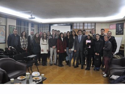 ANKARA ÜNİVERSİTESİ JEOFİZİK MÜHENDİSLİĞİ TOPLULUĞU ÖĞRENCİLERİ ODAMIZI ZİYARET ETTİLER